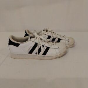 Adidas Classic White and Black Sneakers